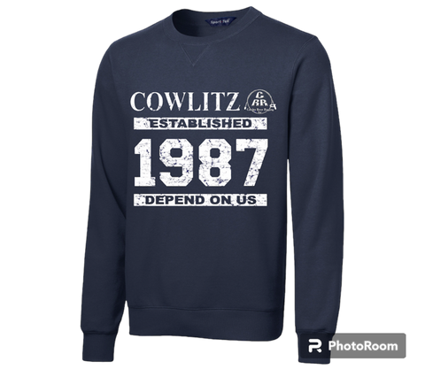 Cowlitz River Rigging Logo Crew Neck Sweatshirt