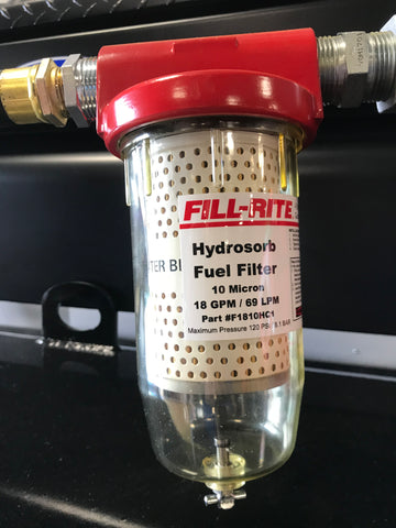 FILL-RITE 1" FILTER WITH CLEAR BOWL