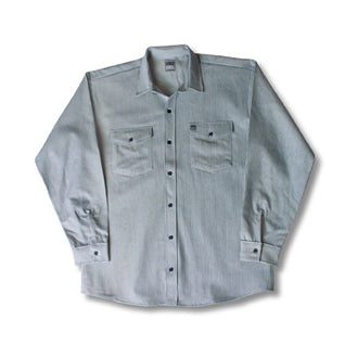 Hickory Shirt Long Sleeve Button Big Bill