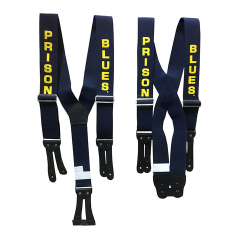 Prison Blues Suspenders