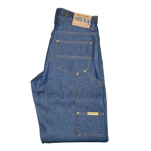 Prison Blues Rigid Work Jeans with Suspender Button – Cowlitz River Rigging