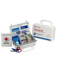 10 Person ANSI Plus First Aid Kit, Weatherproof Plastic Case, Wall Mount