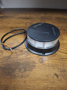 Jupiter Lighting 4" LED Amber Beacon Light Clear Lens