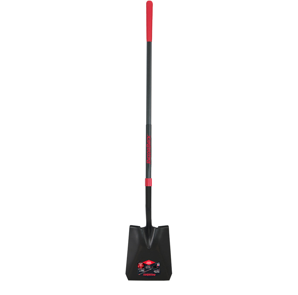 Razor-Back Shovel With Fiberglass Handle Square or Round Point