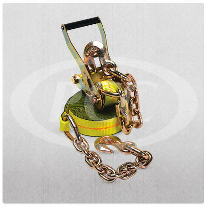 Pacific Cargo Control 2" X 27 ft. Yellow Ratchet Straps