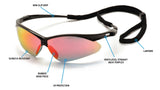 Pyramex WildFire PMXTREME Safey Glasses
