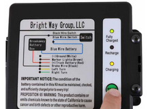 Bright Way Trailer Breakaway Kit with Charger, LED Tester, and 5 Ah Battery - Side Load