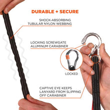 Ergodyne Squids Lanyard 3100 Carabiner and Sinch Loop 19002