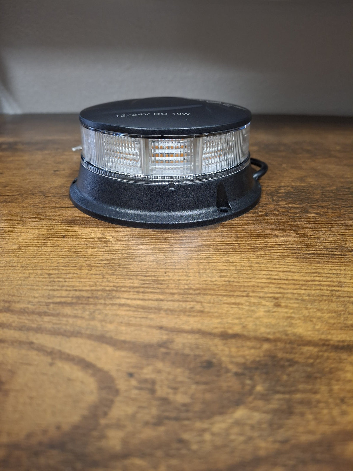 Jupiter Lighting 4" LED Amber Beacon Light Clear Lens