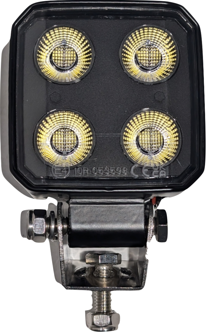 Jupiter Lighting 3" Square LED 180 Degree Flood Work Light 3370 Lumens