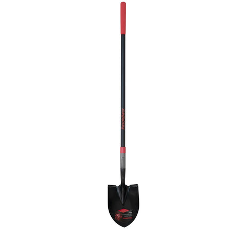 Razor-Back Shovel With Fiberglass Handle Square or Round Point