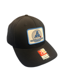 Black with patch CRR Logo Hats Flex Fit