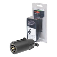 Curt 7-Way RV Blade Connector Plug Trailer Side