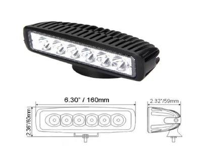 Alt Enterprises Oval LED Work Light Spot or Flood WellStar