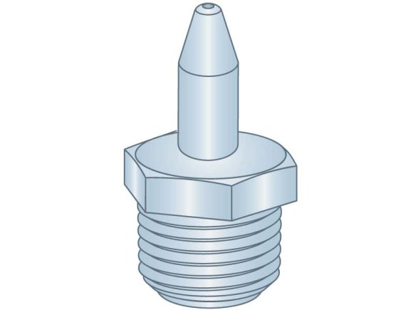 NEEDLE TYPE GREASE GUN FITTING 1/8-27 NPTF MALE THREADS