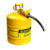 Justrite Galvanized Steel 5 Gallon Diesel Can Type 2