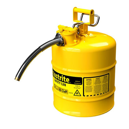 Justrite Galvanized Steel 5 Gallon Diesel Can Type 2