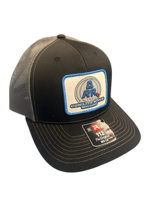 Black & Charcoal with patch CRR Logo Hats with Snap Back