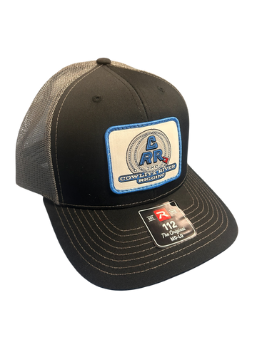 Black & Charcoal with patch CRR Logo Hats with Snap Back