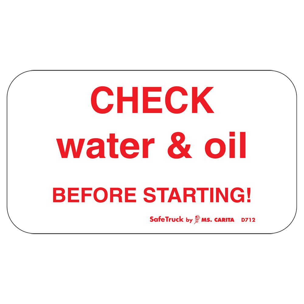 Truck Vinyl Warning Decal Stickers SafeTruck by Ms. Carita