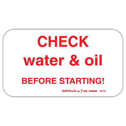 Truck Vinyl Warning Decal Stickers SafeTruck by Ms. Carita