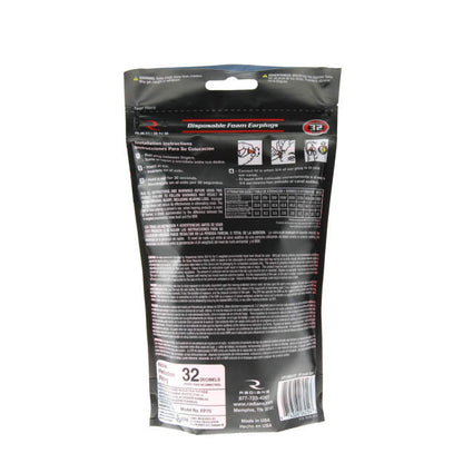 Radians Resistor 32 NRR Disposable Foam Earplug
