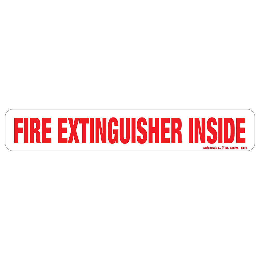 Truck Vinyl Warning Decal Stickers SafeTruck by Ms. Carita