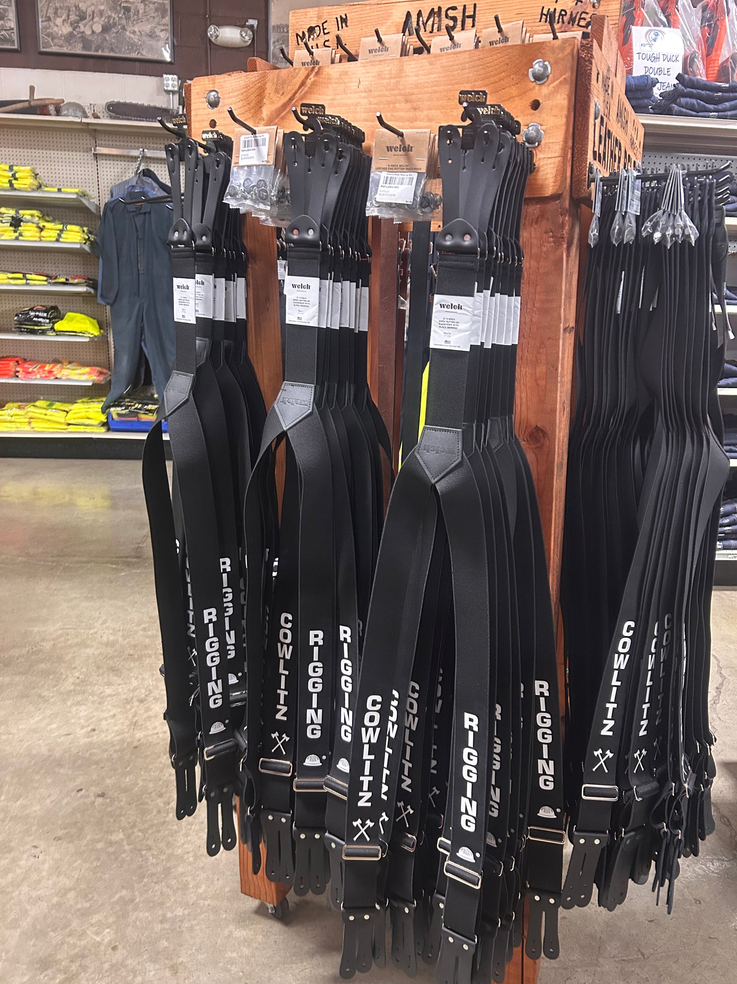 Cowlitz River Rigging Suspenders