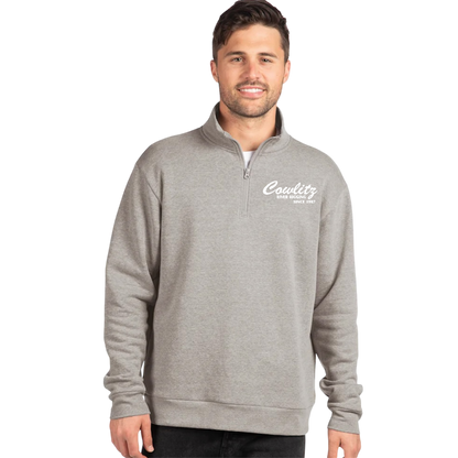 Cowlitz River Rigging logo 1/4 zip Sweatshirt