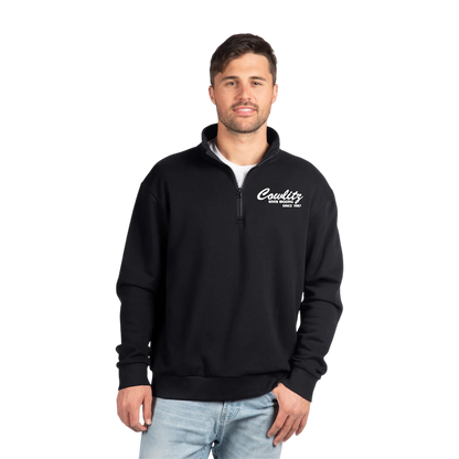 Cowlitz River Rigging logo 1/4 zip Sweatshirt