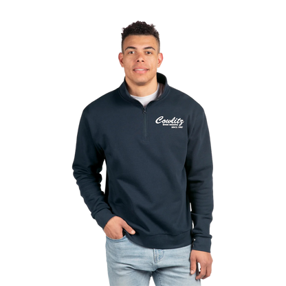 Cowlitz River Rigging logo 1/4 zip Sweatshirt