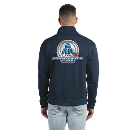 Cowlitz River Rigging logo 1/4 zip Sweatshirt