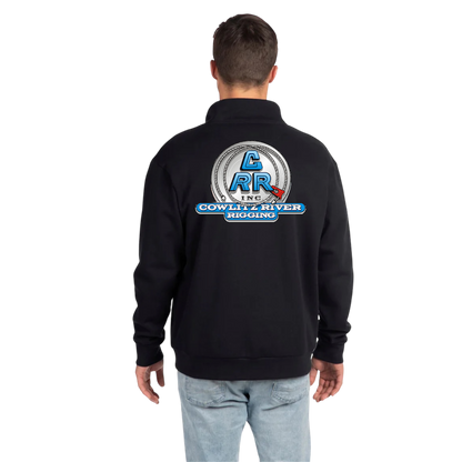 Cowlitz River Rigging logo 1/4 zip Sweatshirt