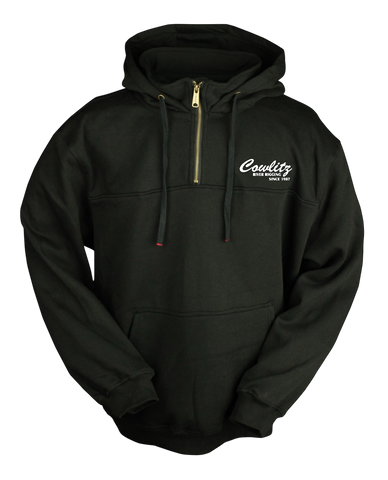 Cowlitz River Rigging Logo 1/4 Zip Hoodie