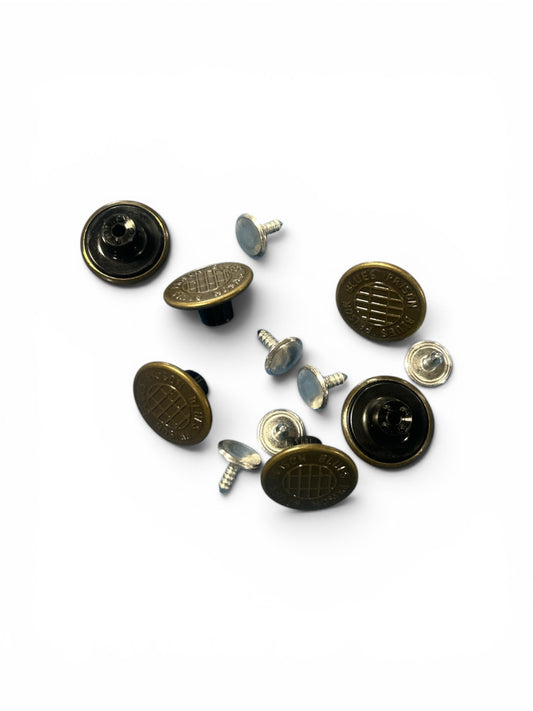 Prison Blues Logger Buttons