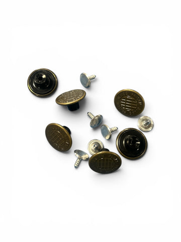 Prison Blues Logger Buttons