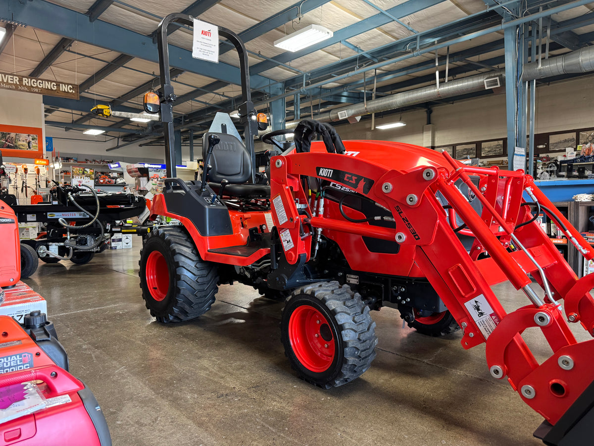 CS2230 HST Kioti Tractor and SL2530 Loader