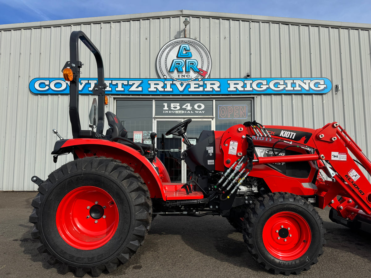 CK 3540 HST Kioti Tractor and KL4040 Loader