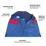 Half 'N' Half Pro Nylon / Poly Pro 3600 (TCS) Chainsaw Pants