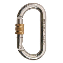 Kong Oval Steel Carabiner with Screw Lock