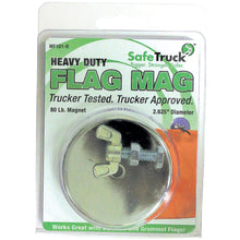 MAGNETIC FLAG HOLDER FOR OVERSIZE LOAD CAUTION FLAGGING 120 or 80 lbs