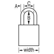 AMERICAN LOCK ANODIZED ALUMINUM SAFETY LOCK OUT PADLOCK