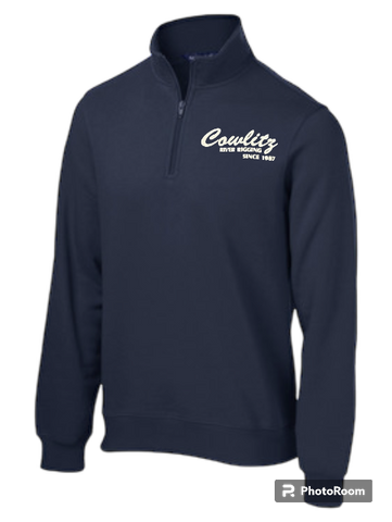 Cowlitz River Rigging logo 1/4 zip Sweatshirt
