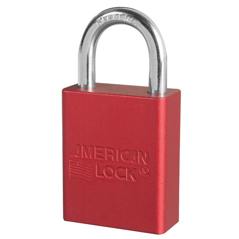 AMERICAN LOCK ANODIZED ALUMINUM SAFETY LOCK OUT PADLOCK