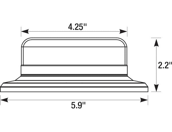 Amber LED Beacon Light Low Profile Buyers
