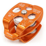 ProClimb Large Aluminum Twin Sheave Rope Pulley