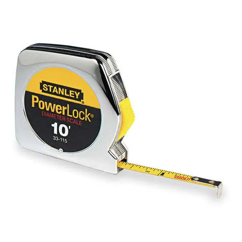 Stanley 10 ft PowerLock Pocket Tape Measure (with Diameter Scale)