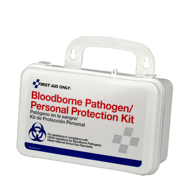 Bloodborne Pathogen (BBP) Unitized Spill Clean Up Kit, Plastic Case