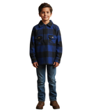 Kids Flannel Shirt 1/4 Zip