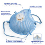Moldex N95 Disposable Particulate Respirator With or Without Vent Valve